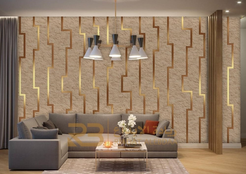 تصميمات مبتكرة من ورق الجدران الهندسي تضفي طابعًا فنيًا على جدرانك.