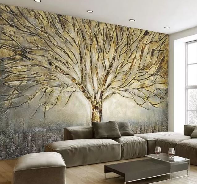 ورق جدران أنيق يتنوع بين الأشكال الطبيعية والهندسية لجعل منزلك مميزًا.
